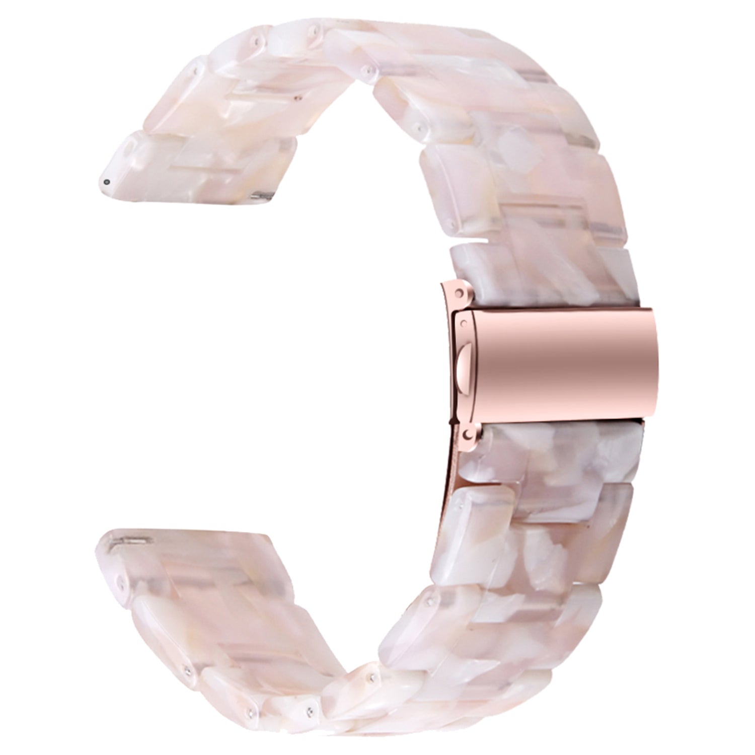For Nokia Withings Steel HR 40mm Watch Strap 20mm Waterproof Resin Acrylic Bracelet Band - Style A For Nokia Withings Steel HR 40mm Watch Strap 20mm Waterproof Resin Acrylic Bracelet Band - Style A